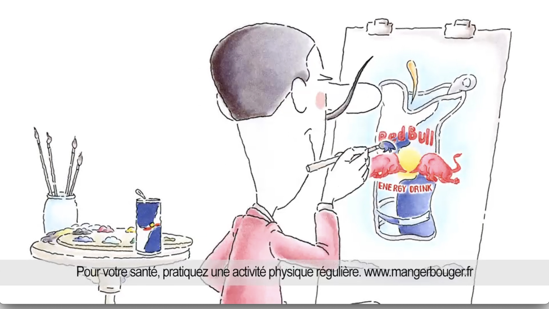 Illustration, campagne Manger Bouger